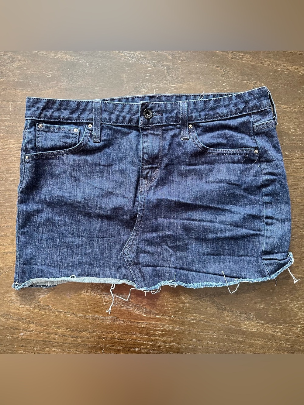 Levi's Dark Blue Denim Mini Skirt